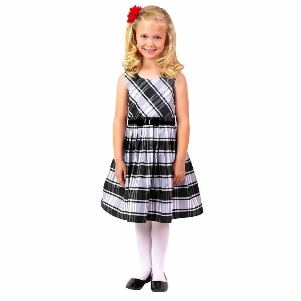Jona Michelle Plaid Special Occasion Dress Size 12 Girls